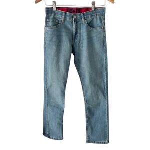 Levis 511 Slim Fit Boys Jeans Size 12 Reg W26 L27 Medium‎ Wash Blue Denim